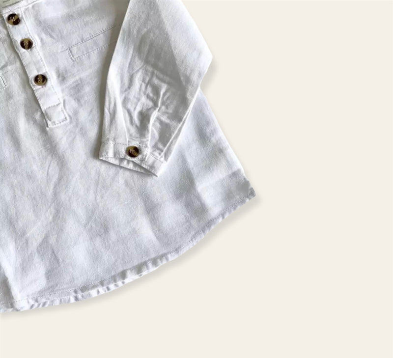 White Linen Shirt